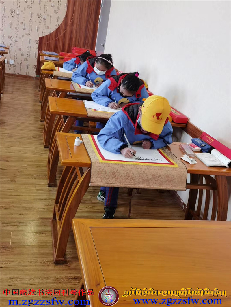 夏曲小学喜迎全国藏文书法日 (15).jpg